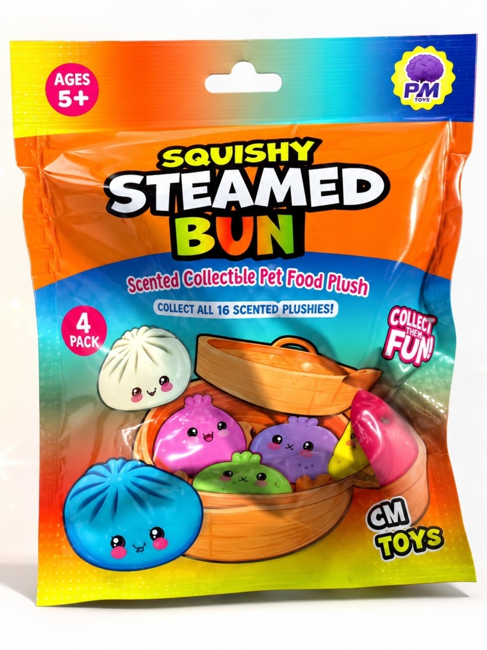 Squishy Steamed DUMPLING SQUISHY - 4 TINY IN 1 BAG